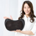 Массажер подушка с вибрацией для дома машины Massage Pillow QY-8028 на 8 роликов Black
