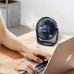 Настольный вентилятор портативный с регулировкой на 180° USB Mini Desktop Fan PF-12 Dark Blue