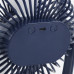 Настольный вентилятор портативный с регулировкой на 180° USB Mini Desktop Fan PF-12 Dark Blue