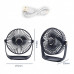 Настольный вентилятор портативный с регулировкой на 180° USB Mini Desktop Fan PF-12 Dark Blue