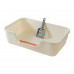 Туалет для кошек с лопаткой Taotaopets TT-222225 лоток для котов White 42*30*12 см