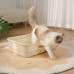 Туалет для кошек с лопаткой Taotaopets TT-222225 лоток для котов White 42*30*12 см