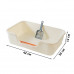 Туалет для кошек с лопаткой Taotaopets TT-222225 лоток для котов White 42*30*12 см