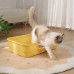 Туалет для кошек с лопаткой Taotaopets TT-222225 лоток для котов Yellow 42*30*12 см Туалет для кошек с лопаткой Taotaopets TT-222225 лоток для котов Yellow 42*30*12 см