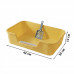 Туалет для кошек с лопаткой Taotaopets TT-222225 лоток для котов Yellow 42*30*12 см Туалет для кошек с лопаткой Taotaopets TT-222225 лоток для котов Yellow 42*30*12 см