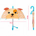 Детский зонт трость RST 062A механический для детей Puppy