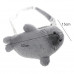 Детская плюшевая сумка в виде тюленя 52626 меховая сумка-игрушка Gray