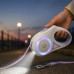 Поводок-рулетка для собак DT868 со встроенным LED фонариком и подсветкой 5 метров Purple Поводок-рулетка для собак DT868 со встроенным LED фонариком и подсветкой 5 метров Purple