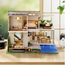 Кукольный домик 3D конструктор румбокс Cute Room A-085-B Montidey DIY DollHouse в современном японском стиле