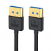 Кабель DisplayPort 1.4 (DP male-DP male прямий) 0,3м