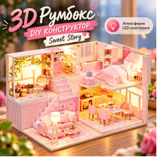 Кукольный дом конструктор DIY House M035-B Sweet Story