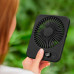 Настольный вентилятор портативный с регулировкой на 180° и дисплеем USB Mini Fan PF-11 Black