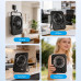 Настольный вентилятор портативный с регулировкой на 180° и дисплеем USB Mini Fan PF-11 Black