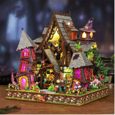 Румбокс магический дом конструктор DIY House ES021 Magic Forest сборный румбокс