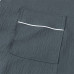 Комплект мужской пижамы 960# Dark gray рубашка с длинным рукавом и штанами костюм для дома 3XL