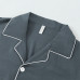 Комплект мужской пижамы 960# Dark gray рубашка с длинным рукавом и штанами костюм для дома XL