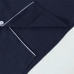 Комплект мужской пижамы 954# Dark Blue рубашка с длинным рукавом и штанами костюм для дома L
