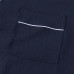 Комплект мужской пижамы 954# Dark Blue рубашка с длинным рукавом и штанами костюм для дома L