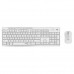 Комплект (клавіатура, миша) бездротовий Logitech MK295 Combo UA White