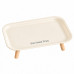 Миска для домашних животных собак и кошек на подставке двойная PB009 Beige