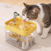 Автоматическая поилка для кошек и собак 1,5 л Taotaopets 116641/3 Yellow