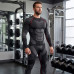 Термобелье мужское A203 Титан спортивный комплект для тренировок Black S
