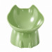 Миска для котов собак PB001 пластиковая для домашних животных Green