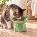 Миска для котов собак PB001 пластиковая для домашних животных Green