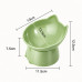 Миска для котов собак PB001 пластиковая для домашних животных Green