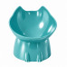 Миска для котов собак PB001 пластиковая для домашних животных Blue
