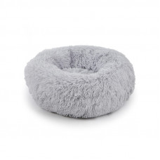 Лежак пуфик для котов собак круглый 552201 M Grey