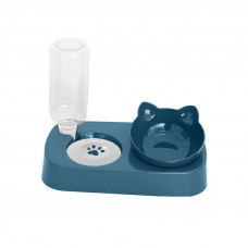 Миска для котов с поилкой Taotaopets 119906 Indigo 22*28*14см Миска для котов с поилкой Taotaopets 119906 Indigo 22*28*14см
