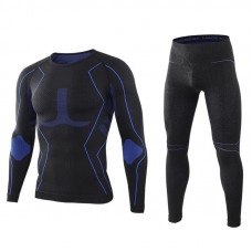 Термобелье мужское A201 Black-Blue 2XL