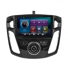 Штатная магнитола Lesko для Ford Focus III 2011-2015 экран 9" 4/64Gb 4G Wi-Fi GPS Top