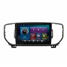 Штатная магнитола Lesko для Kia Sportage IV 2016-2018 экран 9" 4/64Gb 4G Wi-Fi GPS Top