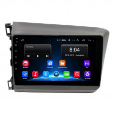 Штатная магнитола Lesko для Honda Civic IX 2011-2015 экран 9" 2/32Gb Wi-Fi GPS Base