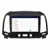 Штатная магнитола Lesko для Hyundai Santa Fe II Рестайлинг 2009-2012 экран 9" 2/32Gb Wi-Fi GPS Base