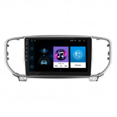 Штатная магнитола Lesko для Kia Sportage IV Рестайлинг 2018-н.в. экран 9" 1/16Gb Wi-Fi GPS Base