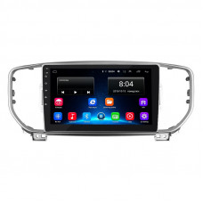Штатная магнитола Lesko для Kia Sportage IV Рестайлинг 2018-н.в. экран 9" 2/32Gb Wi-Fi GPS Base