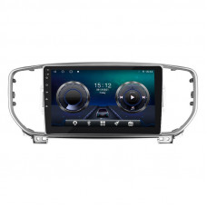 Штатная магнитола Lesko для Kia Sportage IV Рестайлинг 2018-н.в. экран 9" 4/64Gb 4G Wi-Fi GPS Top