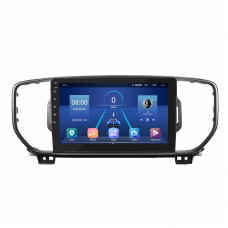 Штатная магнитола Lesko для Kia Sportage IV 2016-2018 экран 9" 2/32Gb 4G Wi-Fi GPS Top