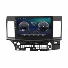 Штатная магнитола Lesko для Mitsubishi Lancer X Рестайлинг 2 2015-2017 экран 10" 4/64Gb 4G Wi-Fi GPS Top