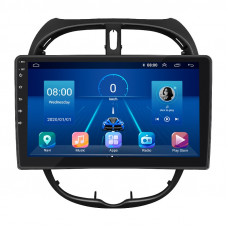Штатная магнитола Lesko для Peugeot 206  1998-2012 экран 9" 2/32Gb 4G Wi-Fi GPS Top