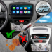 Штатная магнитола Lesko для Citroen C1 I Рестайлинг 2 2012-2014 экран 10" 4/64Gb 4G Wi-Fi GPS Top