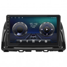 Штатная магнитола Lesko для Mazda CX-5 I Рестайлинг 2015-2017 экран 10" 4/64Gb 4G Wi-Fi GPS Top