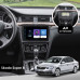 Штатная магнитола Lesko для Skoda Superb II Рестайлинг 2013-2015 экран 10" 1/16Gb Wi-Fi GPS Base
