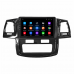 Штатная магнитола Lesko для Toyota Fortuner I 2005-2015 экран 9" 1/16Gb Wi-Fi GPS Base