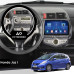 Штатная магнитола Lesko для Honda Jazz I Рестайлинг 2005-2008 экран 9" 4/64Gb 4G Wi-Fi GPS Top