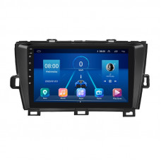 Штатная магнитола Lesko для Toyota Prius III Рестайлинг (XW30) 2011-2015 экран 9" 4/64Gb 4G Wi-Fi GPS Top