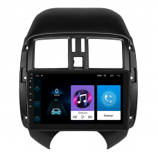 Штатная магнитола Lesko для Nissan Latio I (N17) Рестайлинг 2014-2016 экран 9" 1/16Gb Wi-Fi GPS Base